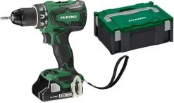 HiKOKI DV18DBSLWQZ 18V Li-Ion Accu Klopboor-/schroefmachine Set (2x 3,0Ah) In HSC - 70Nm - Koolborstelloos