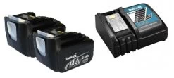 Makita Y-00337 14.4V Li-Ion Accu Starterset (2x 3.0Ah) + Lader