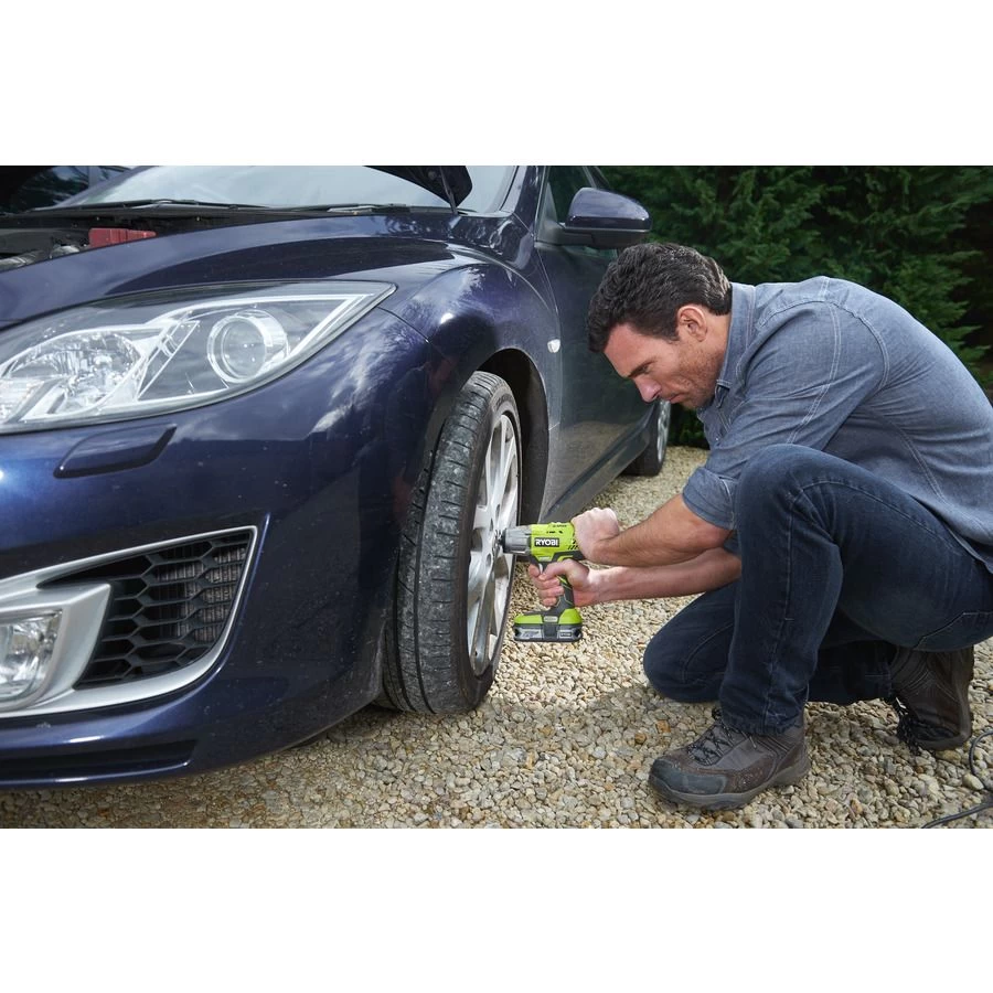 Ryobi R18IW3-120S ONE+ 18V Li-ion Accu Slagmoersleutel Set (1x 2.0ah Accu) In Tas - 400mm - 1/2'' 9 Ryobi R18IW3-120S ONE+ 18V Li-ion Accu Slagmoersleutel Set (1x 2.0ah Accu) In Tas - 400mm - 1/2'' - Afbeelding 7