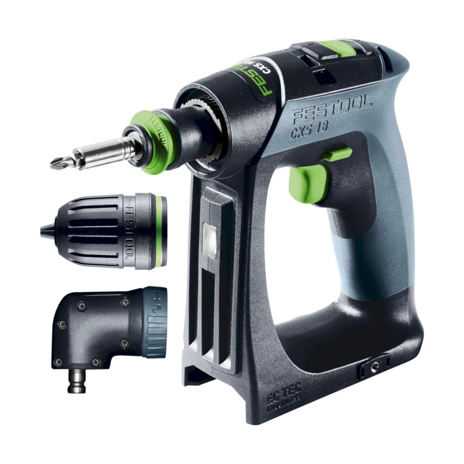Festool CXS 18-Basic-Set 18V Li-Ion Accu Schroefboormachine Body Incl. Bitset In Systainer - 40Nm - 577333 4 Festool CXS 18-Basic-Set 18V Li-Ion Accu Schroefboormachine Body Incl. Bitset In Systainer - 40Nm - 577333 - Afbeelding 2