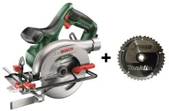 Bosch PKS 18 LI 18V Li-Ion Accu Cirkelzaag Body - 150mm - 40T Met Extra Zaagblad