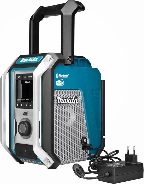 Makita DMR115 10,8-18V Li-Ion Accu Bouwradio - DAB+ - Bluetooth - Werkt Op Netstroom & Accu 6 Makita DMR115 10,8-18V Li-Ion Accu Bouwradio - DAB+ - Bluetooth - Werkt Op Netstroom & Accu - Afbeelding 4