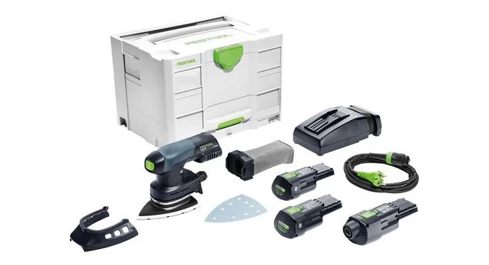 Festool DTSC 400 3,0 I-Set 18V Li-Ion Accu Deltaschuurmachine Set (2x 3,0Ah) In Systainer - 100x150mm - 577509 3 Festool DTSC 400 3,0 I-Set 18V Li-Ion Accu Deltaschuurmachine Set (2x 3,0Ah) In Systainer - 100x150mm - 577509