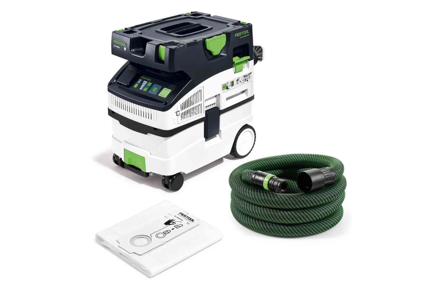 Festool CTM MIDI I Stofafzuiger - 1200W - Klasse M - 15L - 574822 3 Festool CTM MIDI I Stofafzuiger - 1200W - Klasse M - 15L - 574822