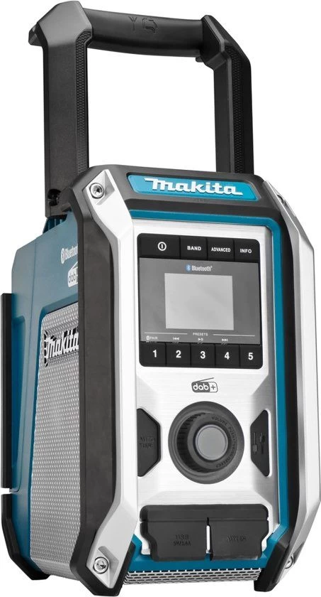 Makita DMR115 10,8-18V Li-Ion Accu Bouwradio - DAB+ - Bluetooth - Werkt Op Netstroom & Accu 5 Makita DMR115 10,8-18V Li-Ion Accu Bouwradio - DAB+ - Bluetooth - Werkt Op Netstroom & Accu - Afbeelding 3