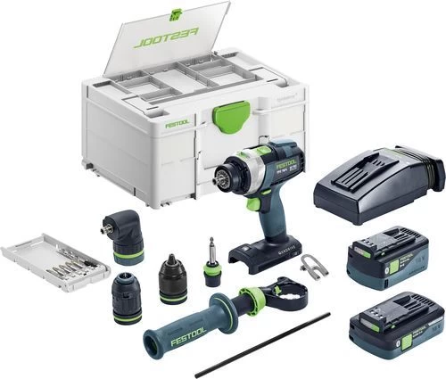 Festool TPC 18/4 5,0/4,0 I-Set/XL 18V Li-Ion Accu Klopboormachine Set (1x 4,0Ah & 1x 5,0Ah) In Systainer - 75Nm - 577622 3 Festool TPC 18/4 5,0/4,0 I-Set/XL 18V Li-Ion Accu Klopboormachine Set (1x 4,0Ah & 1x 5,0Ah) In Systainer - 75Nm - 577622