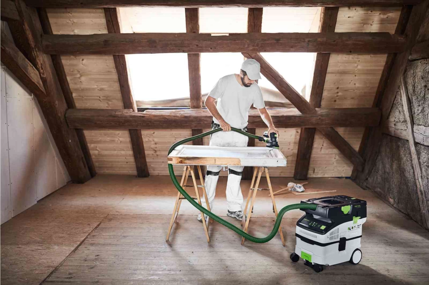 Festool CTMC MIDI I-Basic 36V (2x18V) Li-Ion Accu Stofzuiger Body - M-klasse - 3100l/min - 577067 5 Festool CTMC MIDI I-Basic 36V (2x18V) Li-Ion Accu Stofzuiger Body - M-klasse - 3100l/min - 577067 - Afbeelding 3