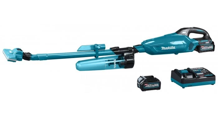 Makita CL002GD213 40V Max Li-Ion Accu Steelstofzuiger Set (2x 2,5Ah) - Blauw 3 Makita CL002GD213 40V Max Li-Ion Accu Steelstofzuiger Set (2x 2,5Ah) - Blauw