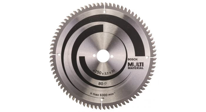 Bosch 2608640516 Cirkelzaagblad - 250 X 30 X 80T - Universeel 3 Bosch 2608640516 Cirkelzaagblad - 250 X 30 X 80T - Universeel