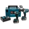 Makita DLX2176TJ 18V Li-Ion Accu Klopboor-/schroefmachine (DHP481) & Slagschroevendraaier (DTD154) Combiset (2x 5.0Ah Accu) In Koffer -Tool Verkoop 49cef8dc8acdb6ba9f4248ac6e49da3f