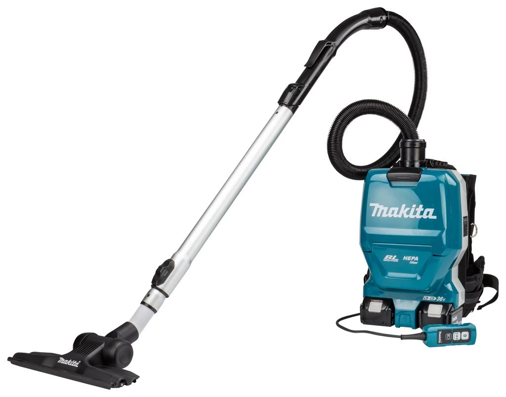 Makita DVC261TX11 2x18V Li-Ion Accu Rugstofzuiger Set (2x 5,0Ah) Incl. Accessoires - 120m³/uur - Koolborstelloos 19 Makita DVC261TX11 2x18V Li-Ion Accu Rugstofzuiger Set (2x 5,0Ah) Incl. Accessoires - 120m³/uur - Koolborstelloos - Afbeelding 17