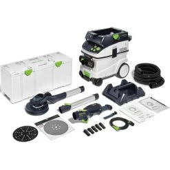 Festool PLANEX LHS 2 225/CTM 36-Set Wandschuurmachine Set Incl. Bouwstofzuiger Incl. Systainer - 400W - 220mm - 576698