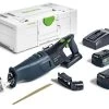 Festool RSC 18 5,0 EB-Plus 18V Li-Ion Accu Reciprozaag Set (2x 5,0Ah) In Systainer - 230mm - 576948 2 Festool RSC 18 5,0 EB-Plus 18V Li-Ion Accu Reciprozaag Set (2x 5,0Ah) In Systainer - 230mm - 576948 -Tool Verkoop 586b22201e58283ec6825bbe5a6b1d0b