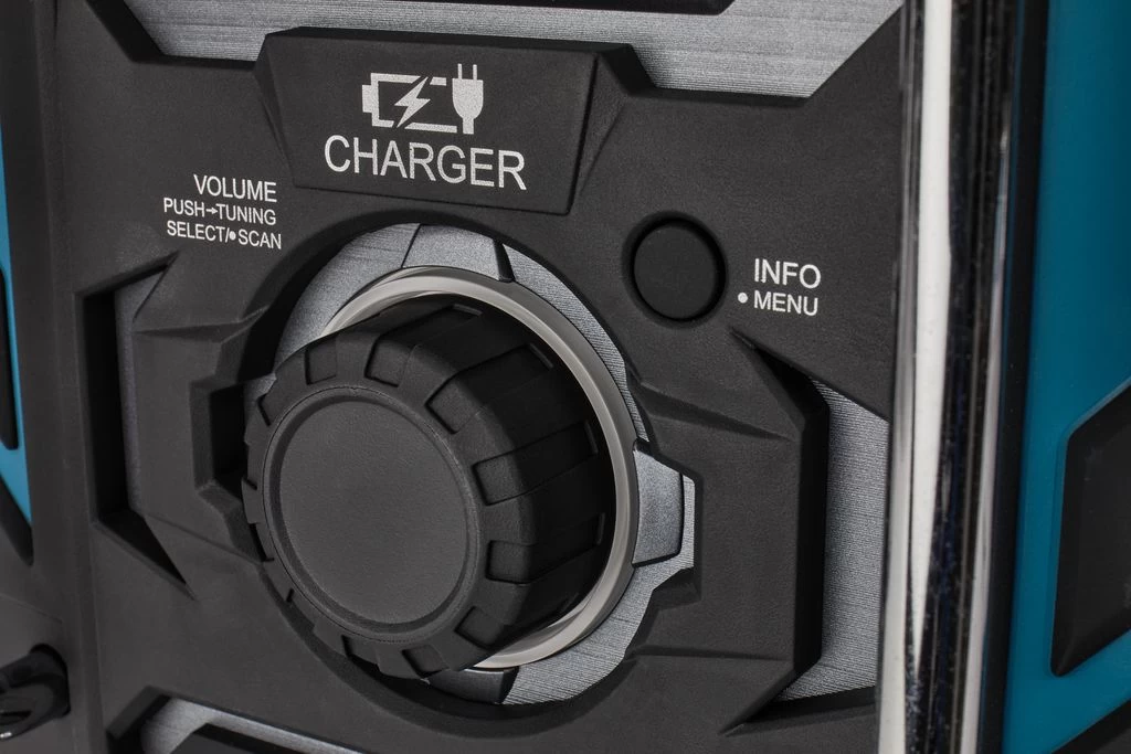 Makita DMR301 10,8-18V Li-Ion Accu Bouwradio - Bluetooth -dab+ - Werkt Op Netstroom & Accu 8 Makita DMR301 10,8-18V Li-Ion Accu Bouwradio - Bluetooth -dab+ - Werkt Op Netstroom & Accu - Afbeelding 6