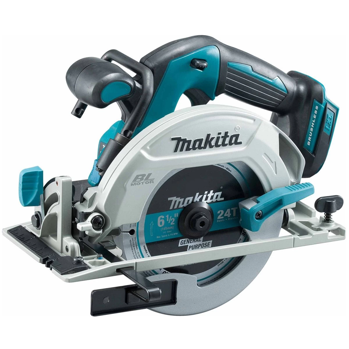 Makita DHS680ZJ 18V Li-Ion Accu Cirkelzaag Body In Mbox - 165mm - Linkshandig - Koolborstelloos 4 Makita DHS680ZJ 18V Li-Ion Accu Cirkelzaag Body In Mbox - 165mm - Linkshandig - Koolborstelloos - Afbeelding 2