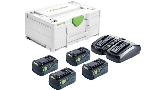 Festool SYS 18V 4x5,0/TCL 6 DUO Energieset (4x 5,0Ah) In Systainer - 577709 3 Festool SYS 18V 4x5,0/TCL 6 DUO Energieset (4x 5,0Ah) In Systainer - 577709