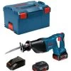 Bosch GSA 18 V-LI 18V Li-Ion Accu Reciprozaag Set (2x 5.0Ah Accu) In L-Boxx - Snelwissel - Variabel - 060164J00B -Tool Verkoop 7513c57e116df6b420b022feecc95315