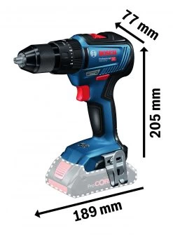 Bosch GSB 18V-55 18V Li-ion Accu Schroefklopboormachine Set (2x4.0Ah) In L-Boxx -Tool Verkoop 79c2392412544bc184df4041b9b7587e