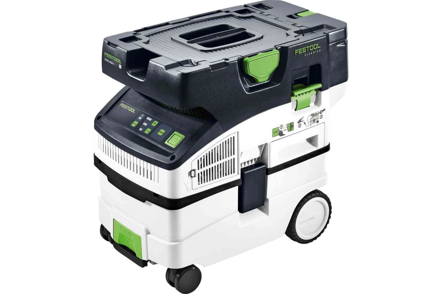 Festool CTMC MIDI I-Basic 36V (2x18V) Li-Ion Accu Stofzuiger Body - M-klasse - 3100l/min - 577067 4 Festool CTMC MIDI I-Basic 36V (2x18V) Li-Ion Accu Stofzuiger Body - M-klasse - 3100l/min - 577067 - Afbeelding 2