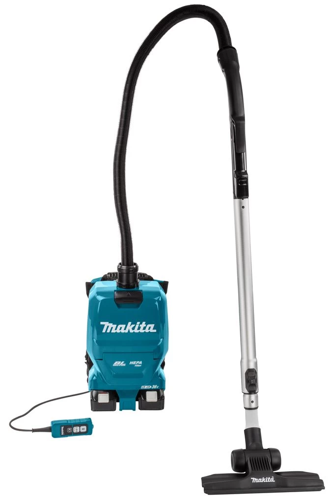 Makita DVC261TX11 2x18V Li-Ion Accu Rugstofzuiger Set (2x 5,0Ah) Incl. Accessoires - 120m³/uur - Koolborstelloos 13 Makita DVC261TX11 2x18V Li-Ion Accu Rugstofzuiger Set (2x 5,0Ah) Incl. Accessoires - 120m³/uur - Koolborstelloos - Afbeelding 11