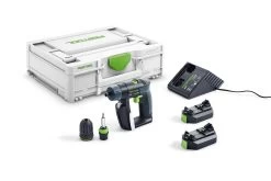 Festool CXS 2,6-Plus 10,8V Li-ion Accu Schroefboormachine Set (2x 2,6Ah) In Systainer - 16Nm - 12mm - 576092