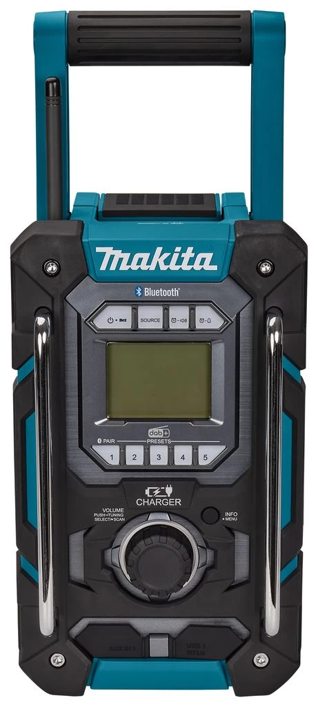 Makita DMR301 10,8-18V Li-Ion Accu Bouwradio - Bluetooth -dab+ - Werkt Op Netstroom & Accu 3 Makita DMR301 10,8-18V Li-Ion Accu Bouwradio - Bluetooth -dab+ - Werkt Op Netstroom & Accu