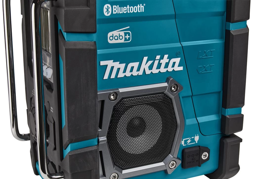 Makita DMR301 10,8-18V Li-Ion Accu Bouwradio - Bluetooth -dab+ - Werkt Op Netstroom & Accu 6 Makita DMR301 10,8-18V Li-Ion Accu Bouwradio - Bluetooth -dab+ - Werkt Op Netstroom & Accu - Afbeelding 4