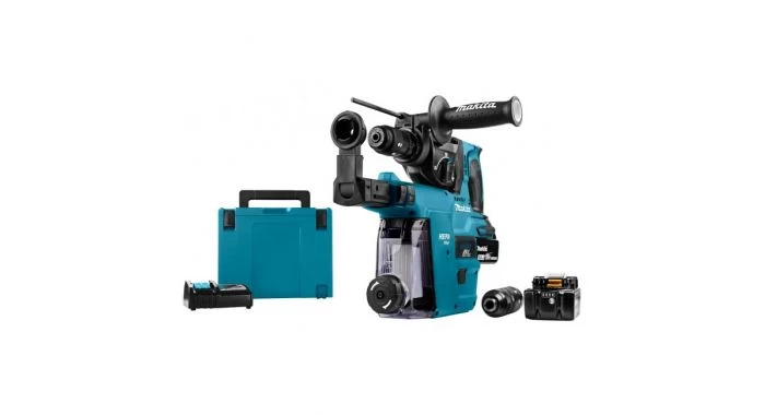 Makita DHR243RTJW 18V Li-Ion Accu SDS-plus Combihamer Incl. Snelspanboorkop En Stofafzuiging Set (2x 5.0Ah Accu) In Mbox - 2J - Koolborstelloos 3 Makita DHR243RTJW 18V Li-Ion Accu SDS-plus Combihamer Incl. Snelspanboorkop En Stofafzuiging Set (2x 5.0Ah Accu) In Mbox - 2J - Koolborstelloos