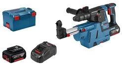 Bosch GBH 18V-26 F 18V Li-Ion Accu SDS-plus Combihamer Incl. GDE 18V-16 Afzuigsysteem Set (2x 5.5Ah Accu) In L-Boxx - 2,6J - Koolborstelloos - 061191000G