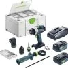 Festool TDC 18/4 5,0/4,0 I-Set 18V Li-Ion Accu Schroefboormachine Set (1x 4,0Ah & 1x 5,0Ah) Incl. Boorkoppen In Systainer - 75Nm - 577612 1 Festool TDC 18/4 5,0/4,0 I-Set 18V Li-Ion Accu Schroefboormachine Set (1x 4,0Ah & 1x 5,0Ah) Incl. Boorkoppen In Systainer - 75Nm - 577612 -Tool Verkoop b47668edd79b6e571167baed6f5d7a02