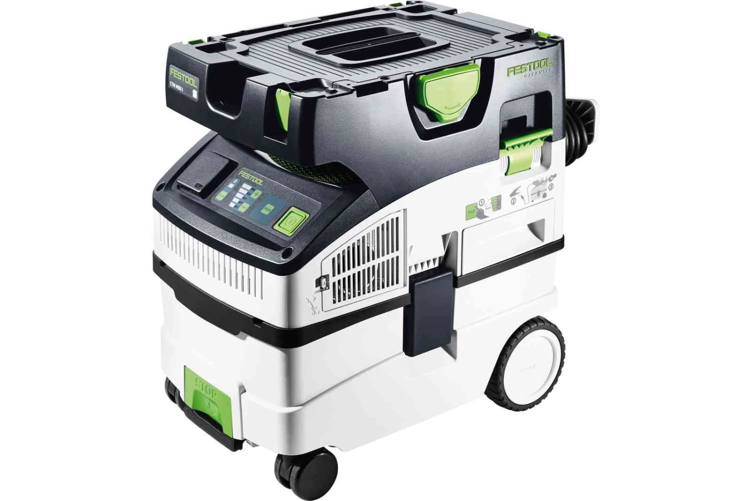 Festool CTM MIDI I Stofafzuiger - 1200W - Klasse M - 15L - 574822 4 Festool CTM MIDI I Stofafzuiger - 1200W - Klasse M - 15L - 574822 - Afbeelding 2