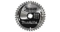 Makita B-09472 Specialized Cirkelzaagblad - 165 X 20 X 40T - Hout ( Met Nagels) / Epoxy / Aluminium / Kunststof