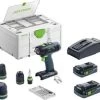 Festool T 18+3 HPC 4,0 I-Set 18V Li-Ion Accu Schroefboormachine Set (2x 4,0Ah) Incl. Boorkoppen In Systainer - 50Nm - 577609 -Tool Verkoop d3ce428e341e2466fae11a5ce0a4bfc0