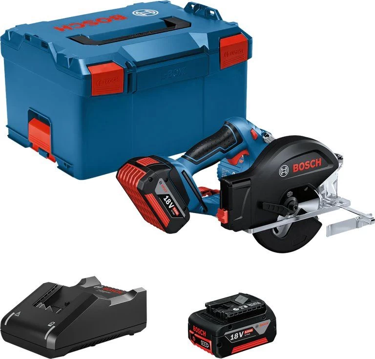 Bosch GKM 18V-50 18V Li-ion Accu Cirkelzaag Set (2x 5.0Ah) In L-Boxx - 136 Mm 3 Bosch GKM 18V-50 18V Li-ion Accu Cirkelzaag Set (2x 5.0Ah) In L-Boxx - 136 Mm