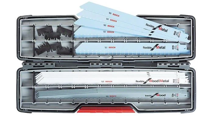 Bosch 2607010996 20-delige Reciprozaagblad ToughBox Set - 130mm 3 Bosch 2607010996 20-delige Reciprozaagblad ToughBox Set - 130mm