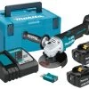 Makita DGA518RTJU 18V Li-Ion Accu AWS Haakse Slijper Set (2x 5.0Ah Accu) In Mbox - 125mm - Koolborstelloos 1 Makita DGA518RTJU 18V Li-Ion Accu AWS Haakse Slijper Set (2x 5.0Ah Accu) In Mbox - 125mm - Koolborstelloos -Tool Verkoop f0ba39dd82689d5ef2eb371487ffd57a