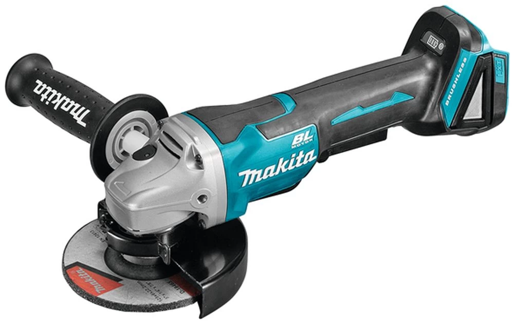 Makita DGA508RTJ 18V Li-Ion Accu Haakse Slijper Set (2x 5.0Ah Accu) In Mbox - 125mm - Koolborstelloos - Softstart 4 Makita DGA508RTJ 18V Li-Ion Accu Haakse Slijper Set (2x 5.0Ah Accu) In Mbox - 125mm - Koolborstelloos - Softstart - Afbeelding 2