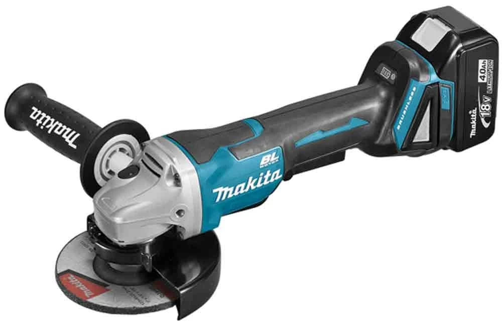 Makita DGA505RMJ 18V Li-Ion Accu Haakse Slijper Set (2x 4.0Ah Accu) In Mbox - 125mm - Koolborstelloos - Softstart 3 Makita DGA505RMJ 18V Li-Ion Accu Haakse Slijper Set (2x 4.0Ah Accu) In Mbox - 125mm - Koolborstelloos - Softstart