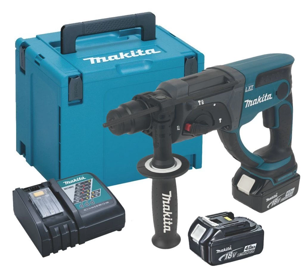 Makita DHR202RMJ 18V Li-Ion Accu SDS-plus Combihamer Set (2x 4.0Ah Accu) In Mbox - 2J 3 Makita DHR202RMJ 18V Li-Ion Accu SDS-plus Combihamer Set (2x 4.0Ah Accu) In Mbox - 2J