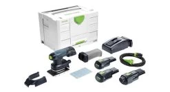 Festool RTSC 400 Li 3,0 I-Set 18V Li-Ion Accu Vlakschuurmachine Set (2x 3,0Ah) In Systainer - 80 X 130 Mm - 577681