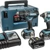 Makita DLX2131JX1 18V Li-Ion Accu Klopboor-/schroefmachine (DHP482) & Slagschroevendraaier (DTD152) Combiset (3x 3.0Ah Accu) In Mbox -Tool Verkoop fbb7c38c772dc798f1089699cf5a90dc