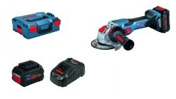 Bosch GWX 18V-15 C 18V Li-ion Accu Haakse Slijpmachine Set (2x 5.5Ah) In L-Boxx